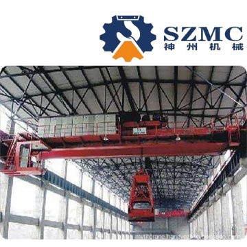 Customized Design Qz Double Girder Electric Overhead Travelling Crane with Grab Hot Sale in South America